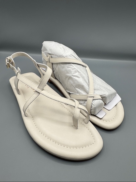 Marc Fisher Shoes - Marc Fisher Gerty Strappy Leather Flat Sandals
